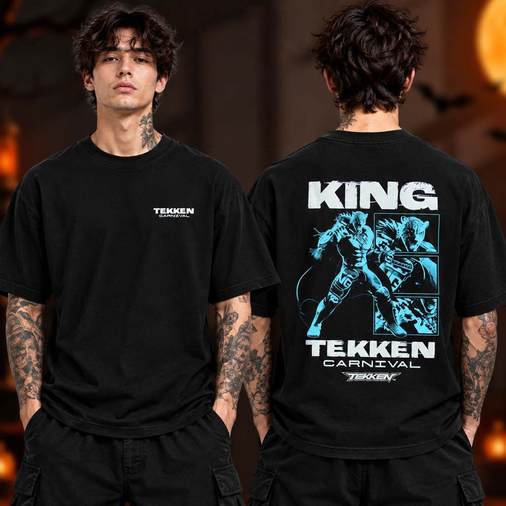 Carnival x Tekken Merch King Wrestler T-Shirt Unique Gifts For Gaming Lovers - Foxy23shop