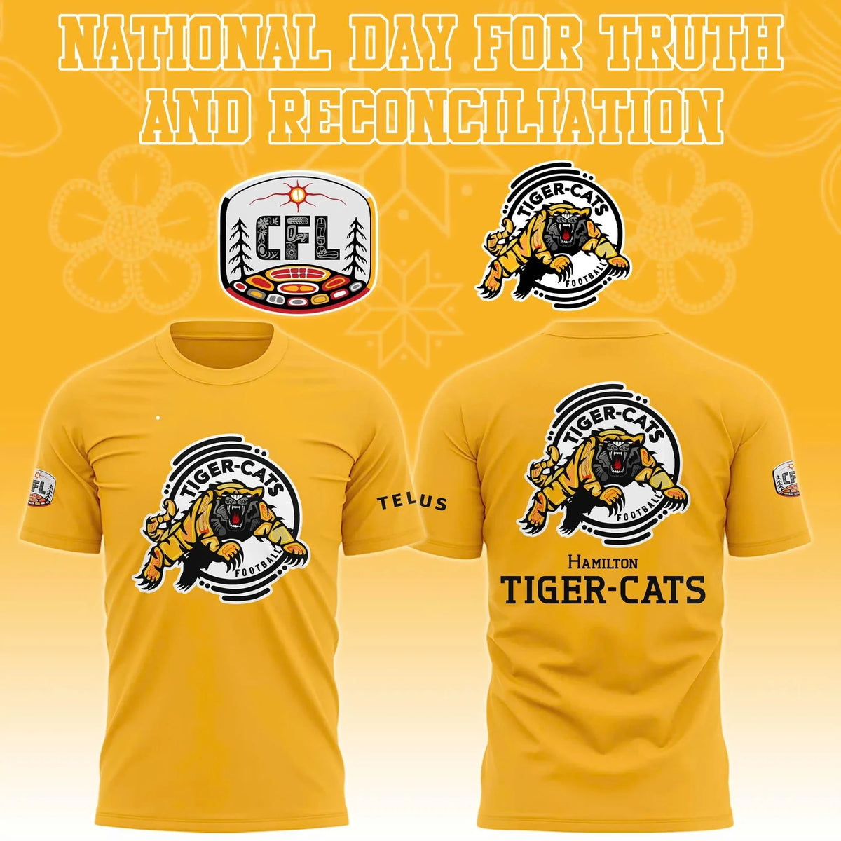 Hamilton Tiger Cats Merch Orange Shirt Day T-Shirt Gift For Football Lovers - Foxy23shop