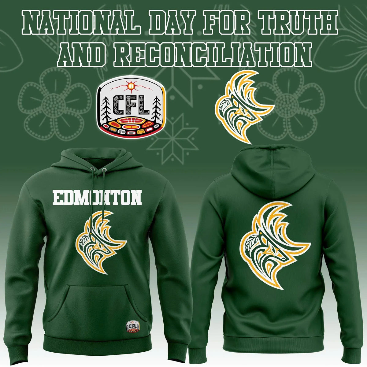 Edmonton Elks Merch Truth And Reconciliation Graphic Hoodie Football Lovers Gifts - Foxy23shop