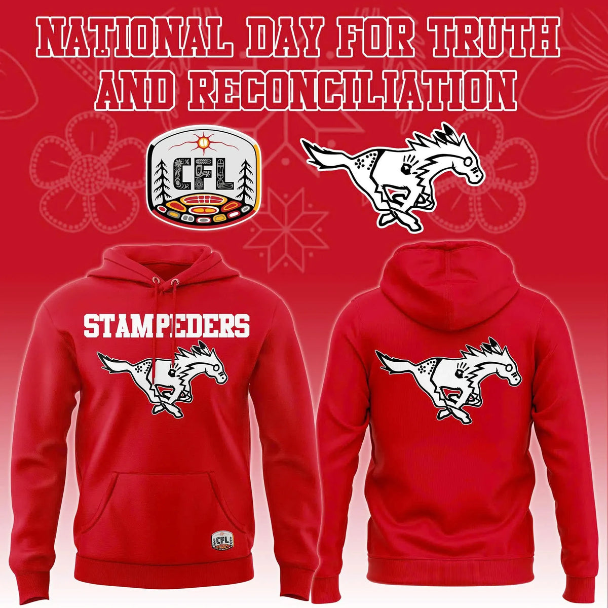 Calgary Stampeders Truth And Reconciliation Hoodie Calgary Stampeders Merch Fan Gear - Foxy23shop