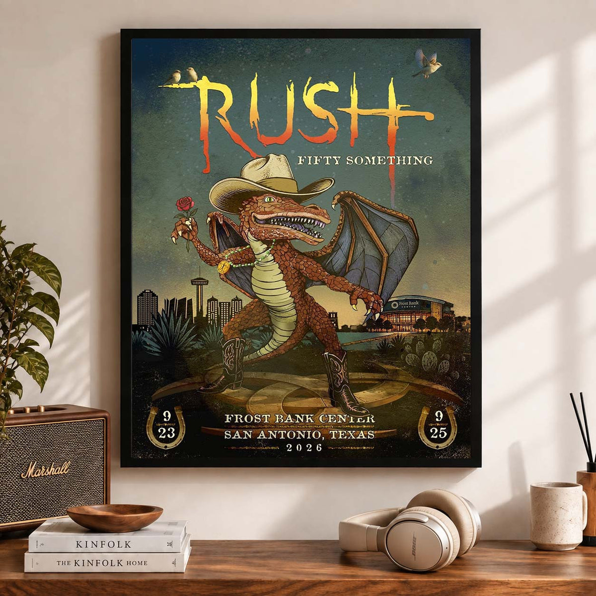 Rush San Antonio Texas 2026 Event Poster Best Wall Decor Presents For Rush Fans - Foxy23shop