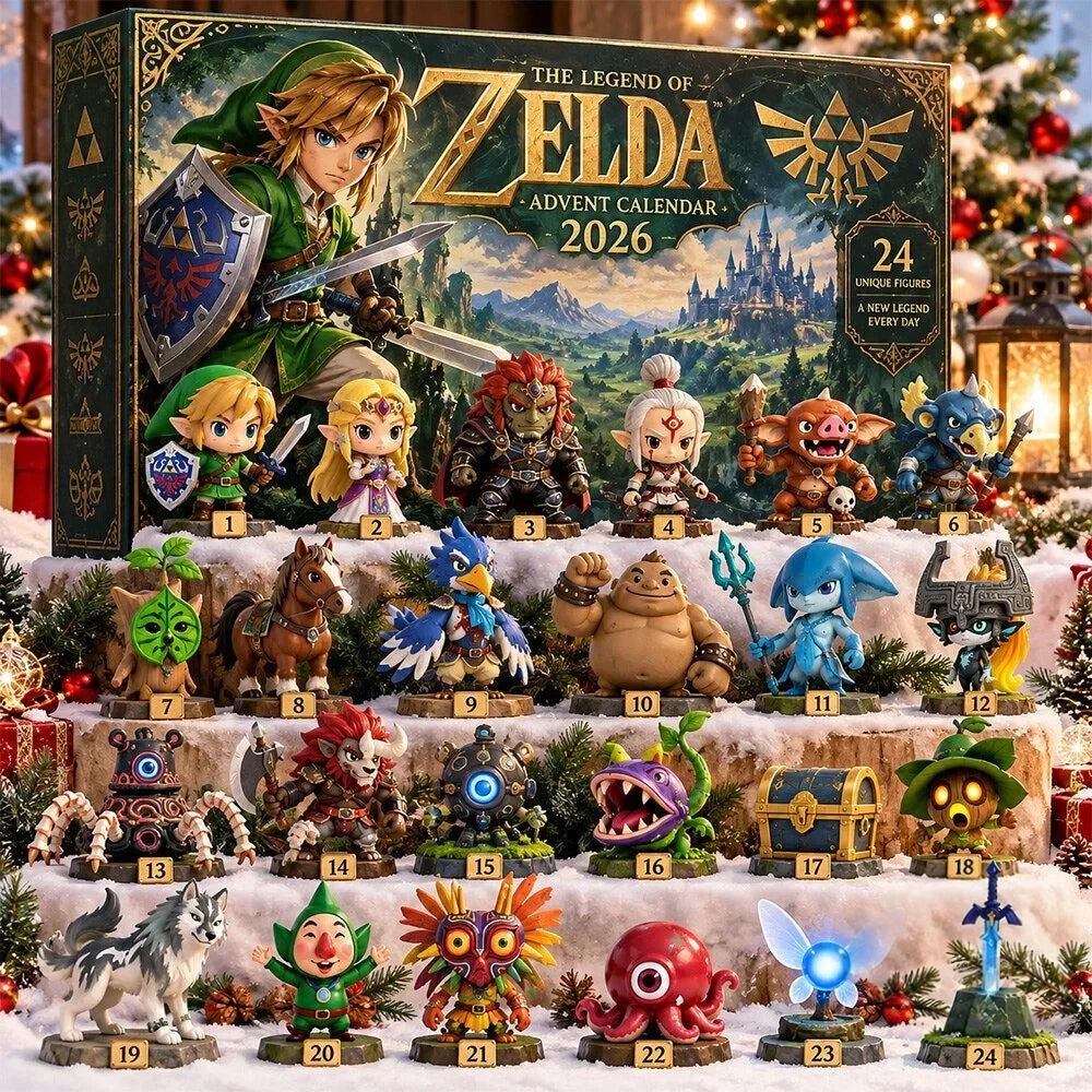 The Legend Of Zelda Advent Calendar 2026 Christmas Eve Countdown Xmas Gift Ideas - Foxy23shop