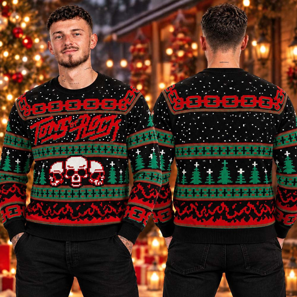 Tons Of Rocks 2026 Festival Ugly Christmas Sweater Xmas Gifts For Rock Lovers - Foxy23shop