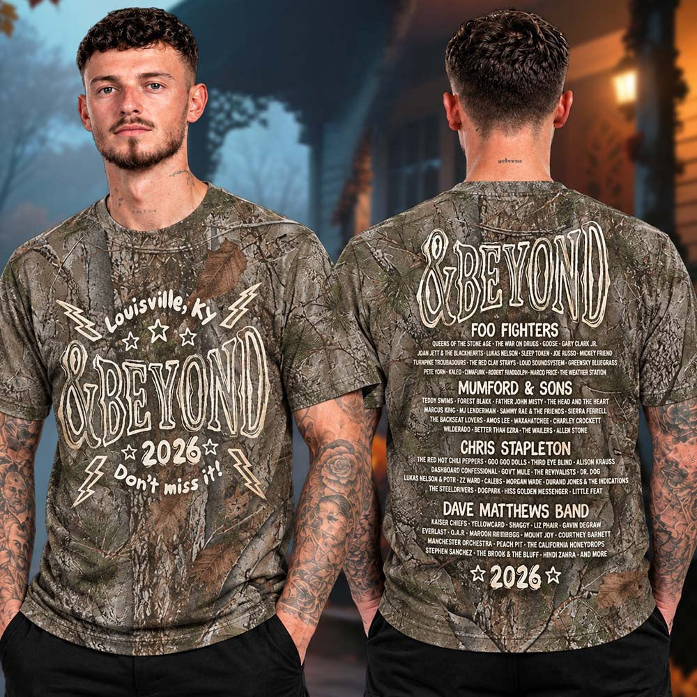 Bourbon And Beyond Festival 2026 Merch Lightning Strike Line Up T-Shirt Gifts For Music Lovers - Foxy23shop
