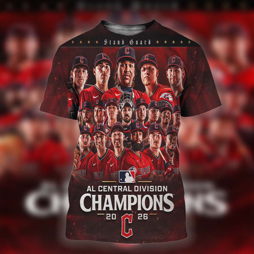 Congrats Cleveland Guardians Is The AL Central Champions 2026 T-Shirt Gifts For Baseball Lover - Foxy23shop