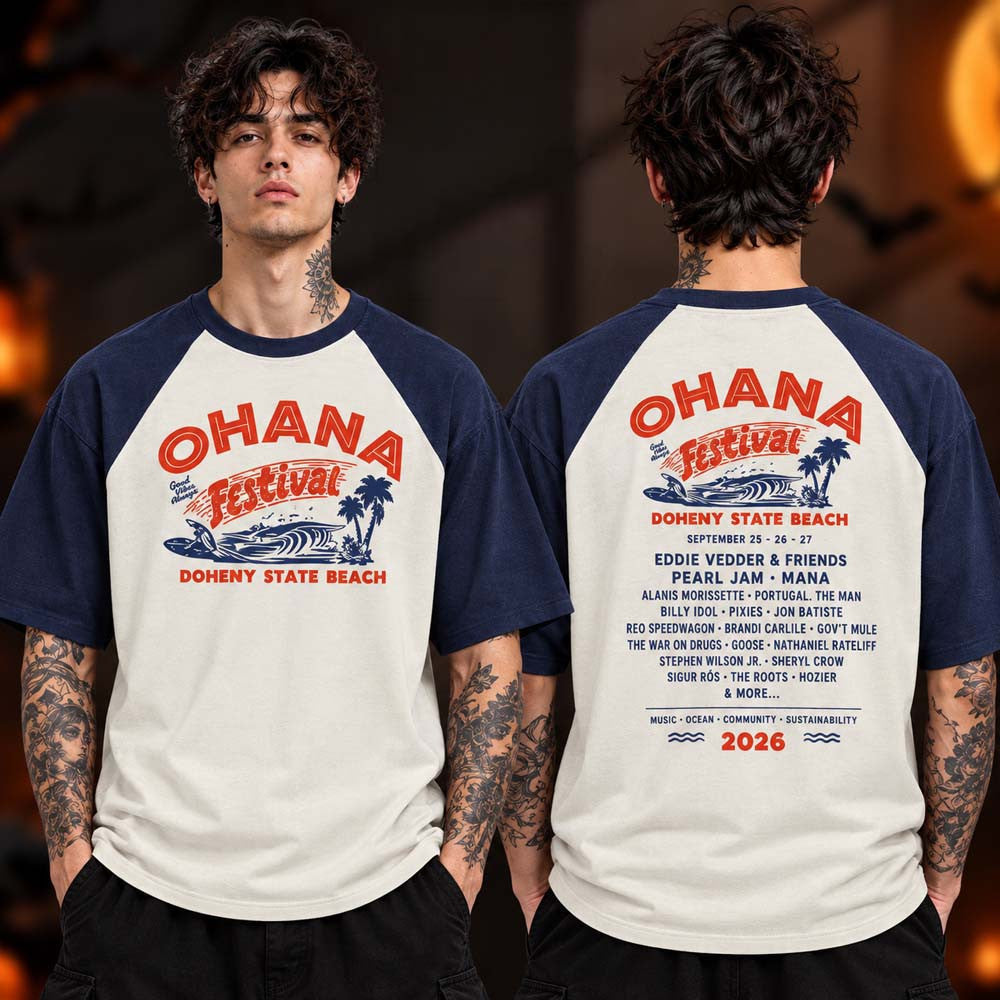 Ohana Festival Merch Collection Surf Meet 2026 T-Shirt Gift Ideas For Music Lover - Foxy23shop