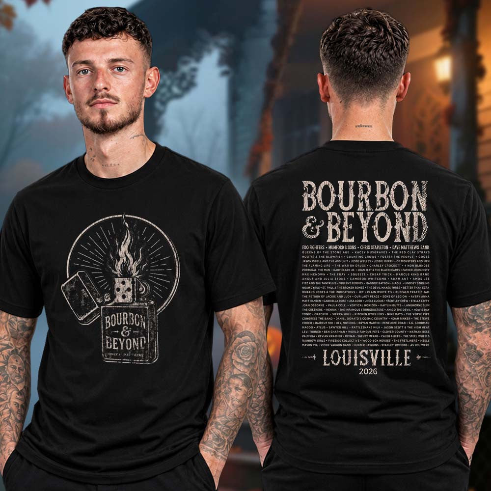Bourbon And Beyond Festival 2026 Merch Lit Line Up T-Shirt Presents For Music Lovers - Foxy23shop