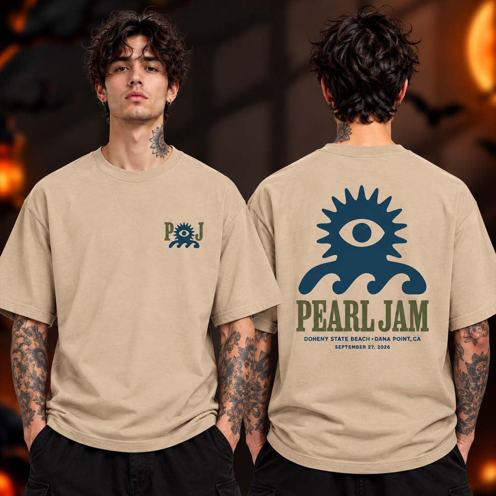 Ohana Fest Pearl Jam Merch Collection Wave Lord T-Shirt Presents For Boyfriend - Foxy23shop