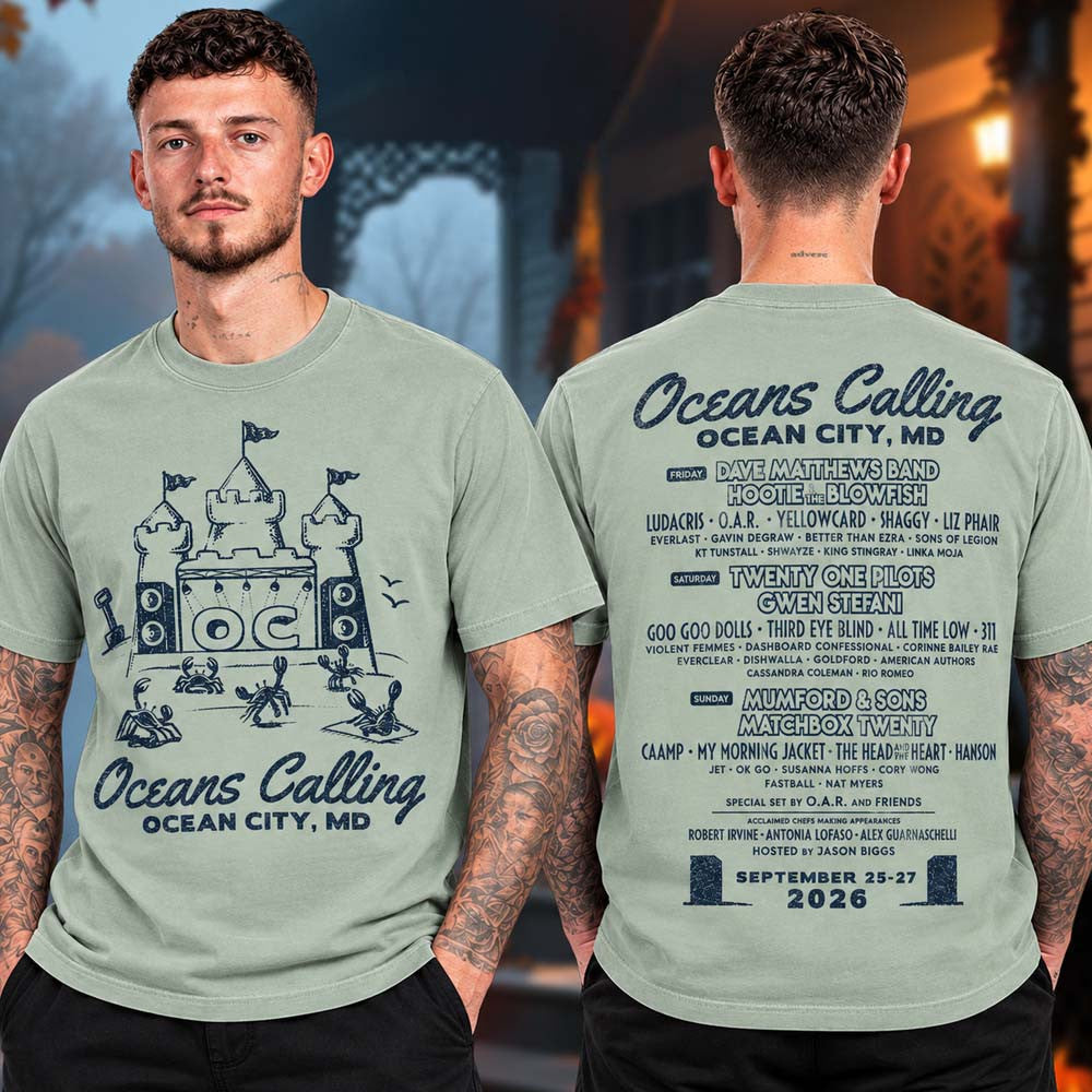 Oceans Calling Festival 2026 In Ocean City MD T-Shirt Unique Gifts For Music Lovers - Foxy23shop