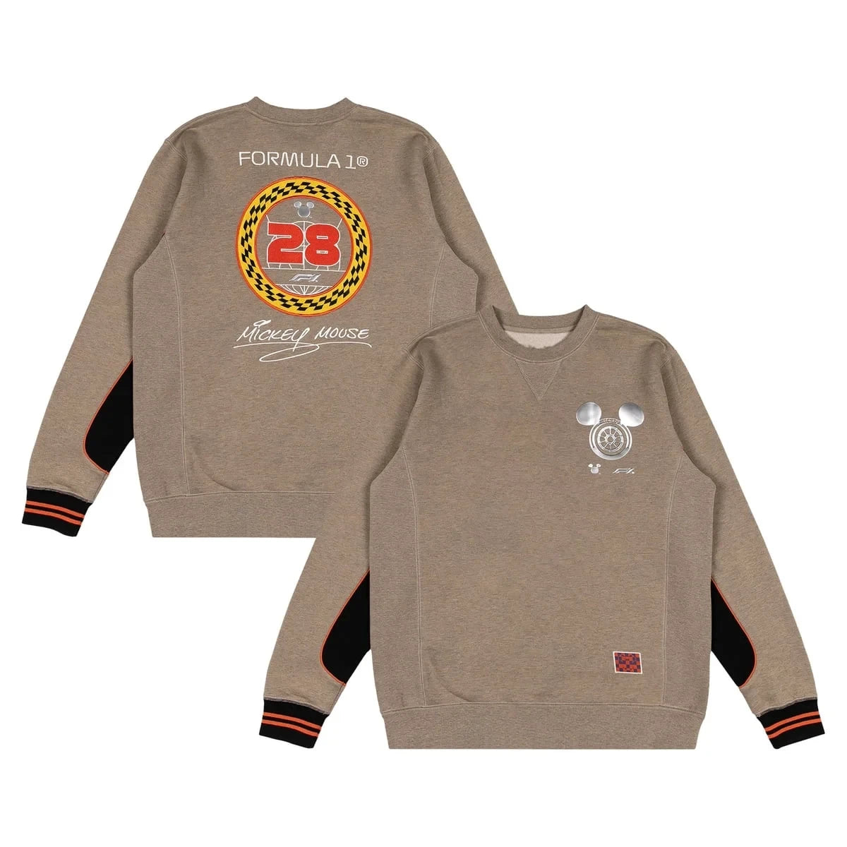 Formula 1 X Disney Winners Circle Sweatshirt Brown Disney Formula Merch Best Gifts For Lovers - Foxy23shop