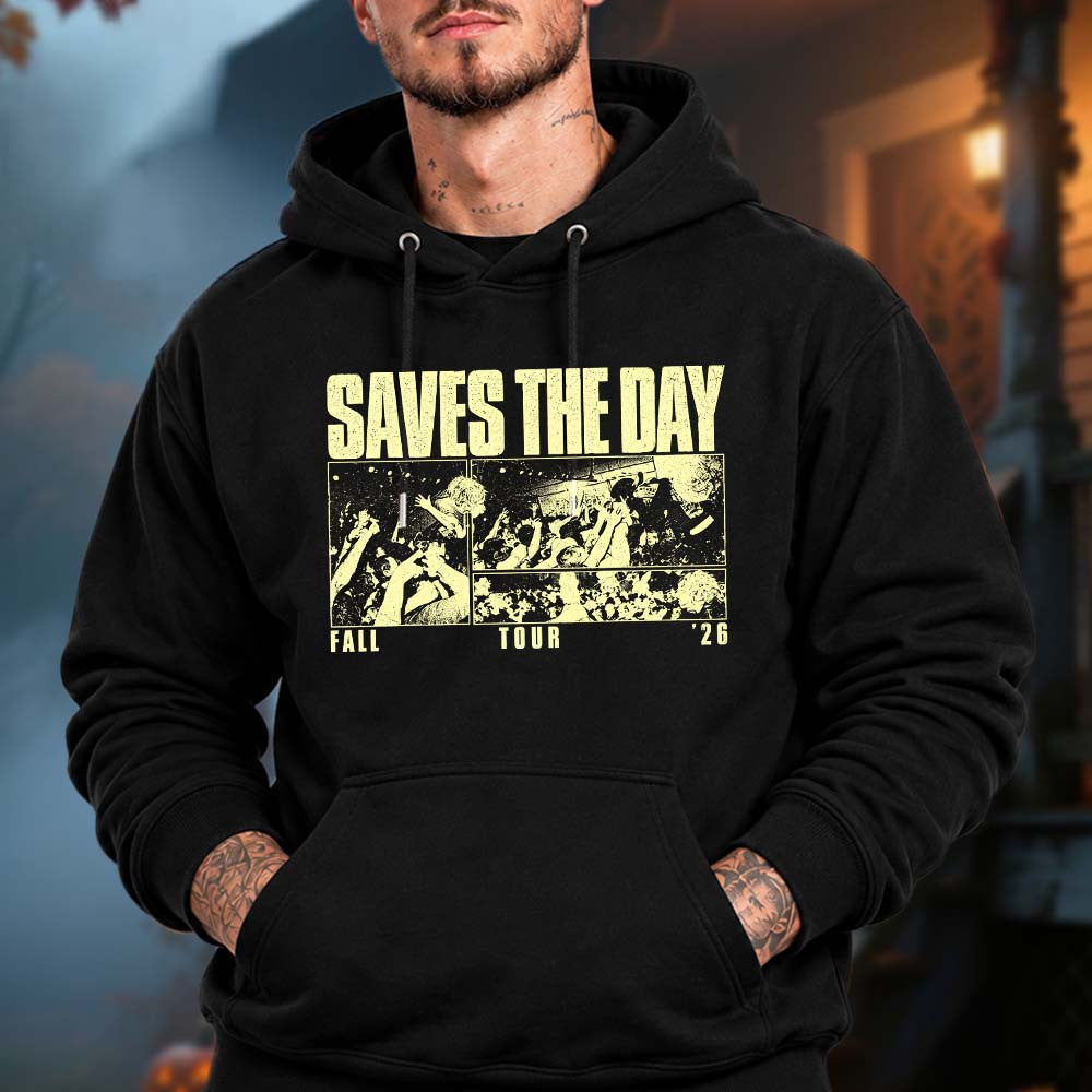 Saves The Day Merch Fall Tour 2026 Hoodie Best Gifts For Saves The Day Lovers - Foxy23shop