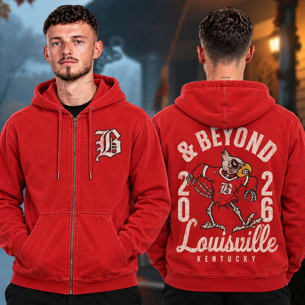 Bourbon And Beyond Festival 2026 Merch Louie Zip Up Hoodie Music Lover Gifts - Foxy23shop