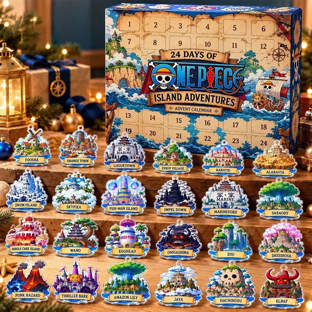 One Piece Island Adventure Concept Fan Advent Calendar Christmas Eve Countdown One Piece Fan Gifts - Foxy23shop