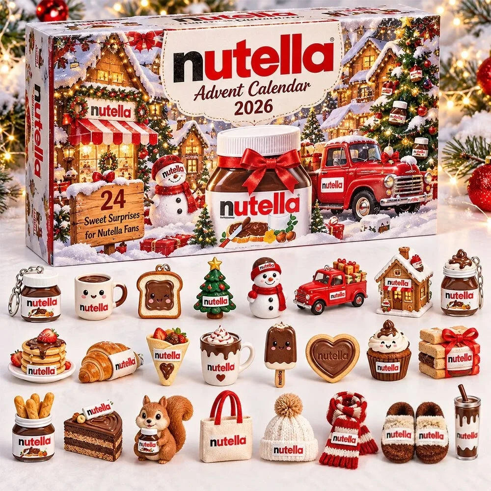 Nutella Advent Calendar 2026 24 Days Of Sweet Surprises Christmas Eve Countdown Gifts For Besties - Foxy23shop