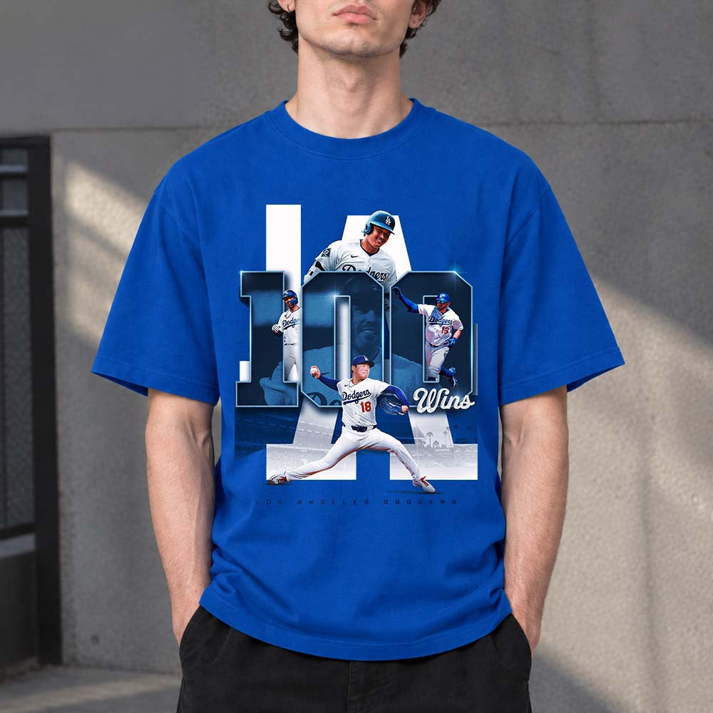 MLB Los Angeles Dodgers Claim Victory No 100 T-Shirt Best Gifts For Dodgers Fan - Foxy23shop