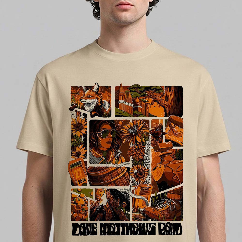Dave Matthews Band Louisville Kentucky 2026 Event Poster Live T-Shirt Dave Matthews Merch Music Lover Gifts - Foxy23shop