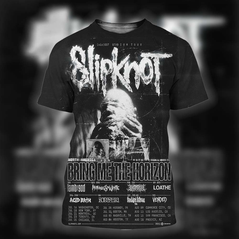 Slipknot North America 2027 sicEST Stadium Tour Bring Me The Horizon Tour Dates Shirt Gifts For Fans - Foxy23shop