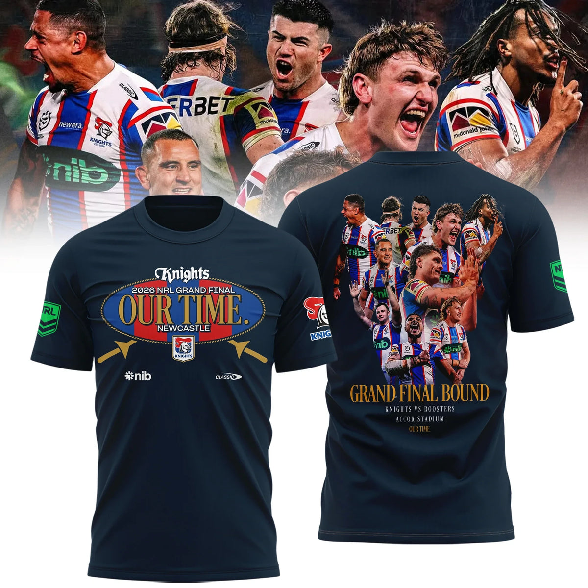 Newcastle Knights NRL 2026 Grand Final T-Shirt Best Gifts For Rugby Lovers - Foxy23shop