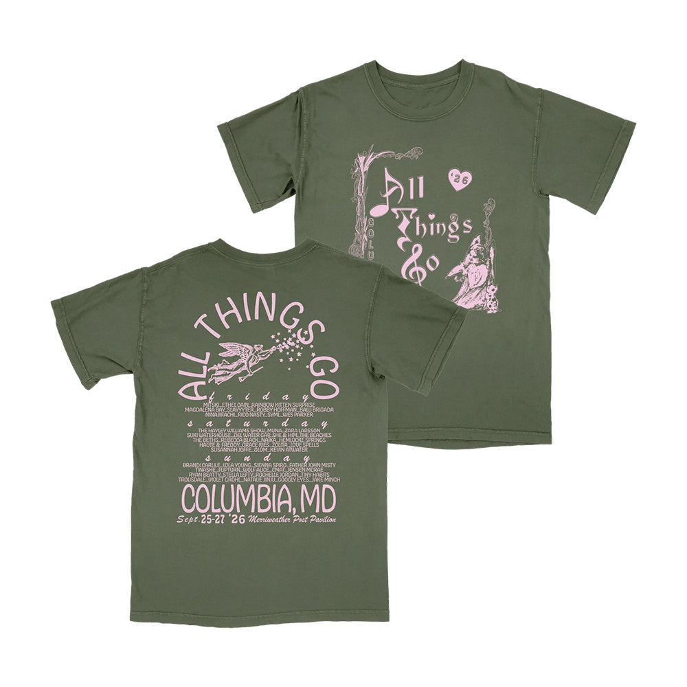 All Things Go Festival Merch DC Garden Angel T-Shirt Gifts Ideas For Music Buffs - Foxy23shop