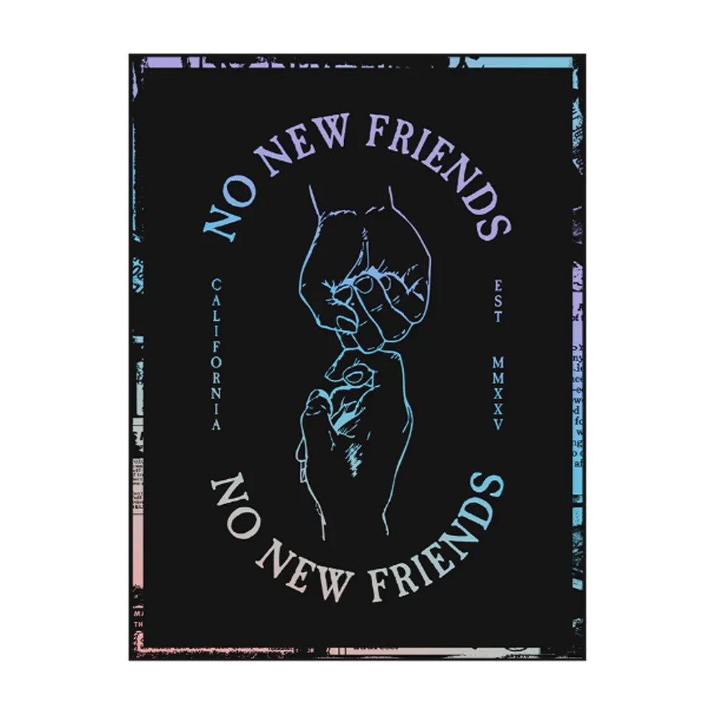 Saosin No New Friends Holographic Poster Saosin Concert Poster Gifts Idea For Music Lovers - Foxy23shop