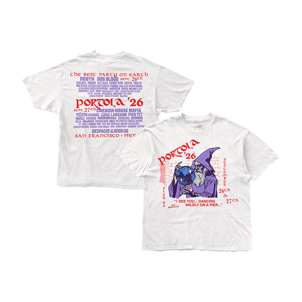 Portola Music Festival Merch 2026 Sorcerer 2026 Lineup T-Shirt Gifts For Music Enthusiasts - Foxy23shop