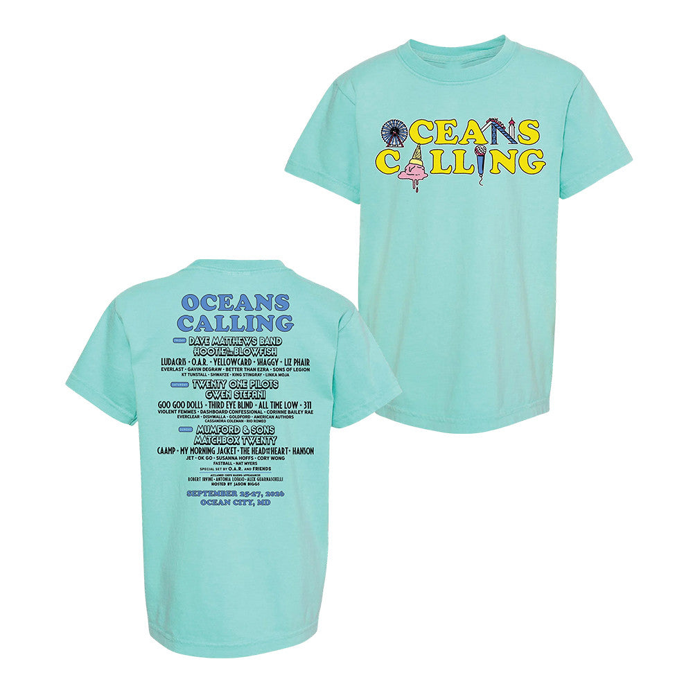 Oceans Calling Festival Boardwalk Icons Lineup T-Shirt Best Gifts For Boyfriend - Foxy23shop