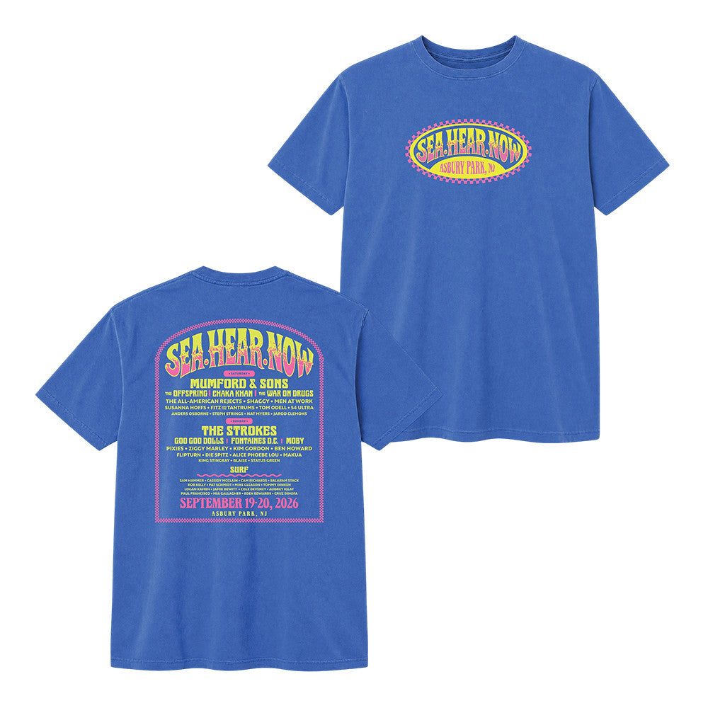 Sea Hear Now Festival Merch Asbury Oval Lineup T-Shirt Gifts For Brothers - Foxy23shop