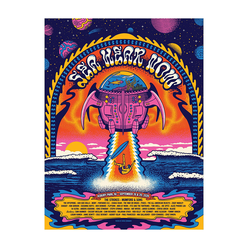Sea Hear Now Commemorative Poster 2026 Sea Hear Now Festival Poster Gifts For Fans - Foxy23shop