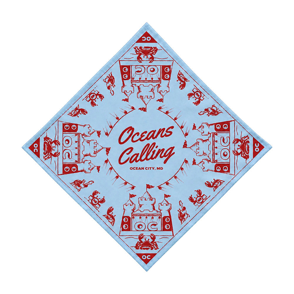 Oceans Calling Festival Sand Castle Bandana 2026 Gift Ideas For Music Lovers - Foxy23shop