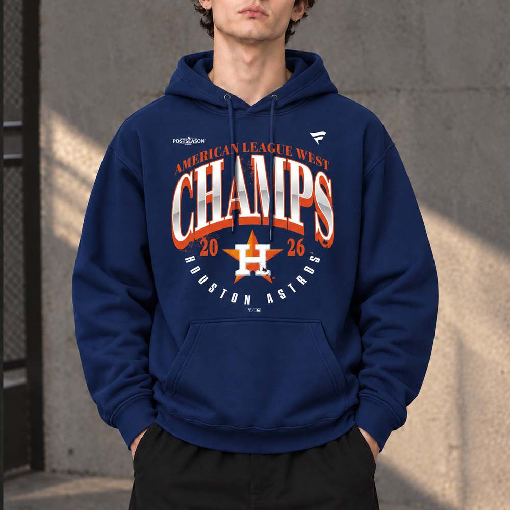 Houston Astros 2026 AL West Division Champions Hoodie Van Morrison Apparel - Foxy23shop