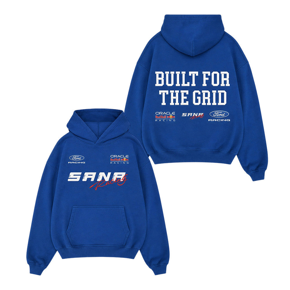 Sana Merch Built For The Grid Hoodie Sana Hooded Sweatshirt Presents Idea - Foxy23shop