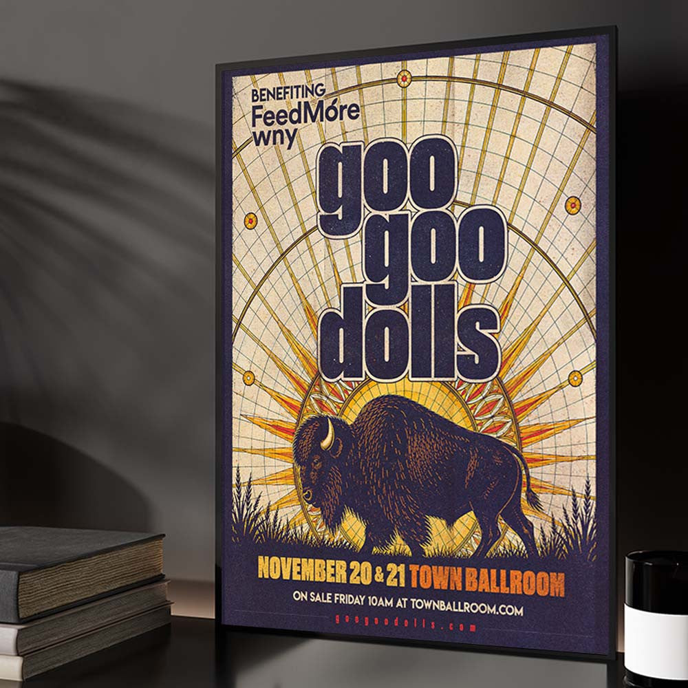 Goo Goo Dolls Buffalo New York Event Poster Goo Goo Dolls Concert Poster Rock Lover Gifts - Foxy23shop