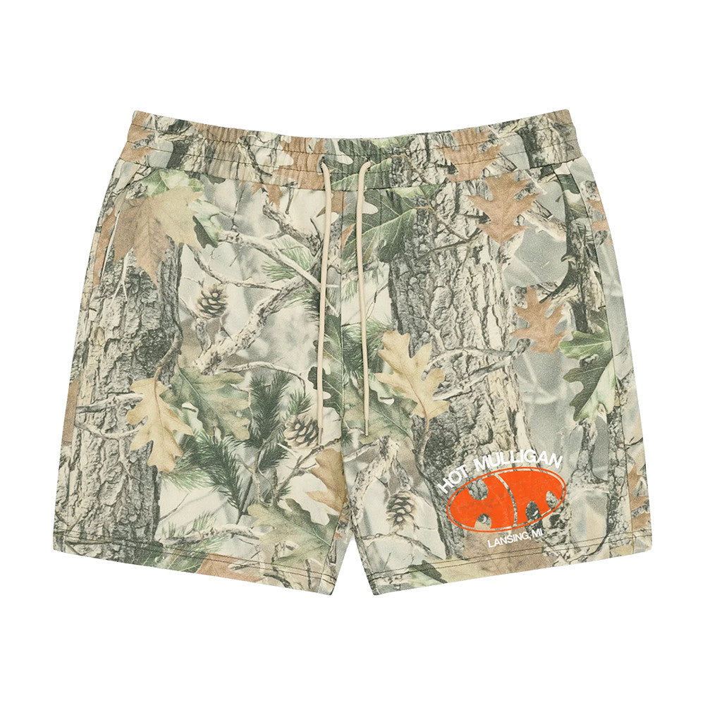 Hot Mulligan Bubble Logo Camo Shorts Hot Mulligan Clothing Gift For Boyfriend - Foxy23shop