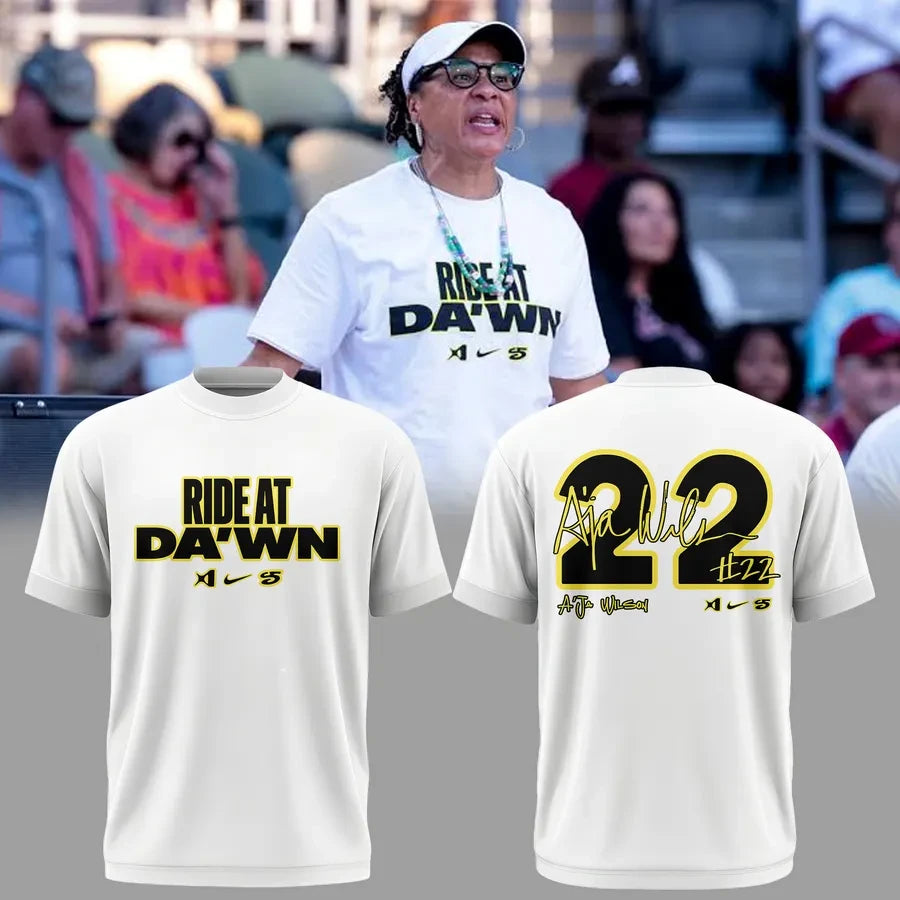 Coach Dawn Staley Ride At Dawn Aja Wilson T-Shirt South Carolina Gamecocks Clothing Fan Gifts - Foxy23shop