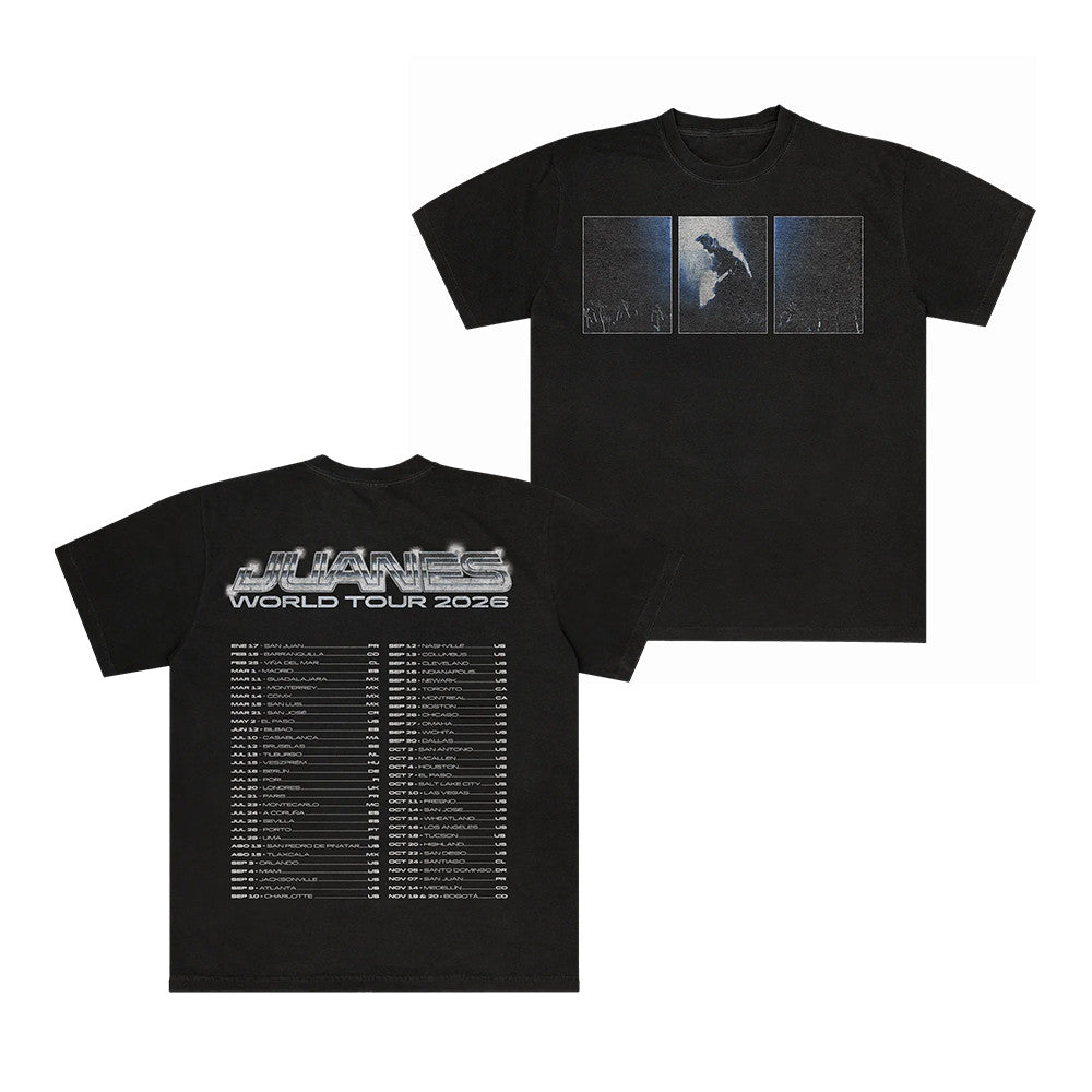 Juanes Merch 2026 World Tour Black T-Shirt Gifts For Juanes Fans - Foxy23shop