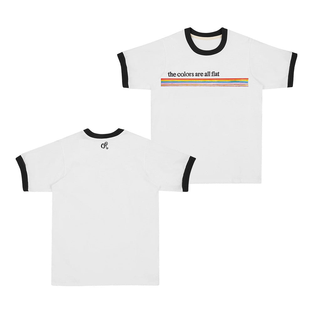 Olivia Rodrigo Merch The Colors Are All Flat Ringer T-Shirt Presents For Olivia Rodrigo Fans - Foxy23shop