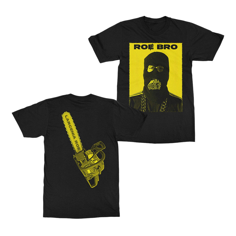 Indiemerchstore Larcenia Roe Roe Bro Black T-Shirt Best Presents For Music Buffs - Foxy23shop