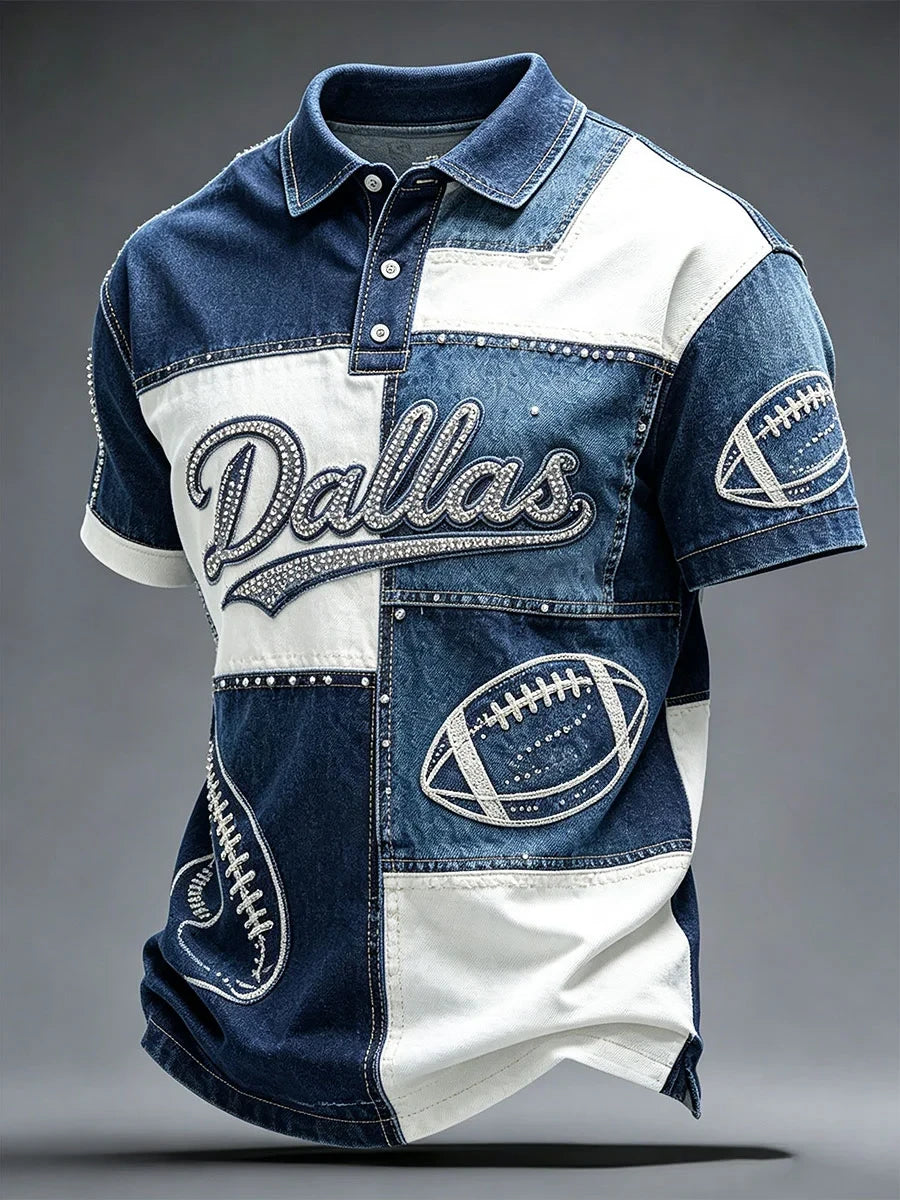Dallas Cowboys Merch Football Polo Shirt Dallas Cowboys Apparel Cool Gifts For Fans - Foxy23shop