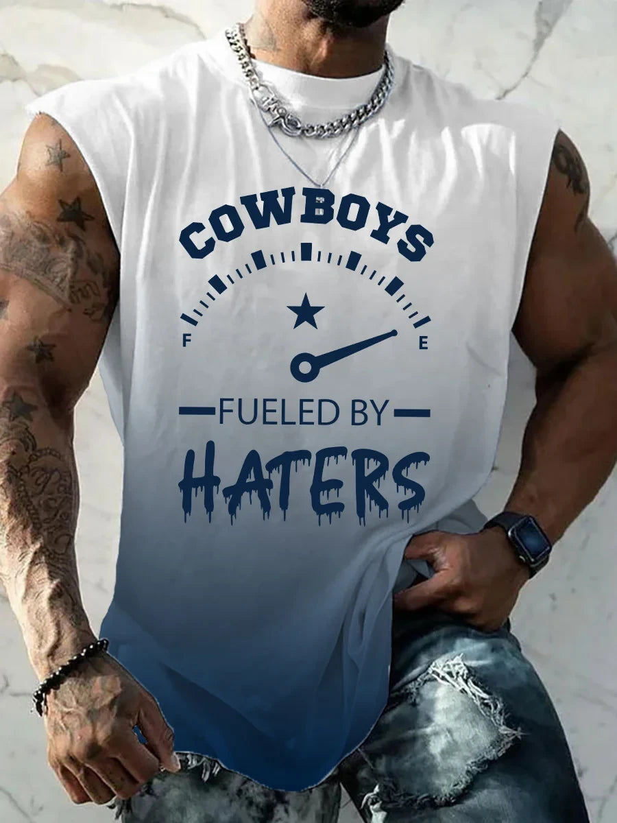 Dallas Cowboys Merch Cowboys Fueled By Haters Tank Top Presents Ideas For Football Fans - Foxy23shop