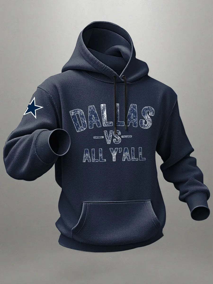 Dallas Cowboys Merch Dallas Vs All Yall Hoodie Presents For Fans - Foxy23shop