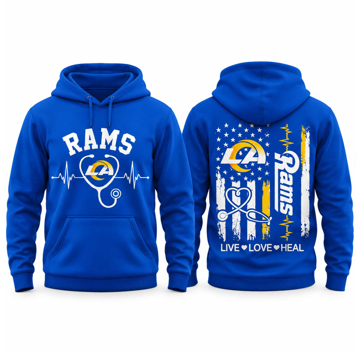 Los Angeles Rams Nurse Appreciation Day 2026 Hoodie Los Angeles Rams Apparel Gifts For Ramily - Foxy23shop