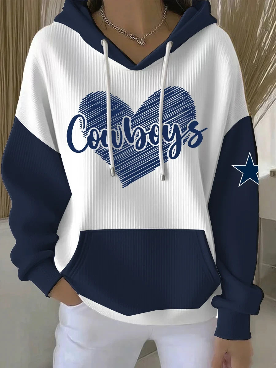 Dallas Cowboys Merch Football Hoodie Dallas Cowboys Hooded Sweatshirt Best Gifts For Fans - Foxy23shop