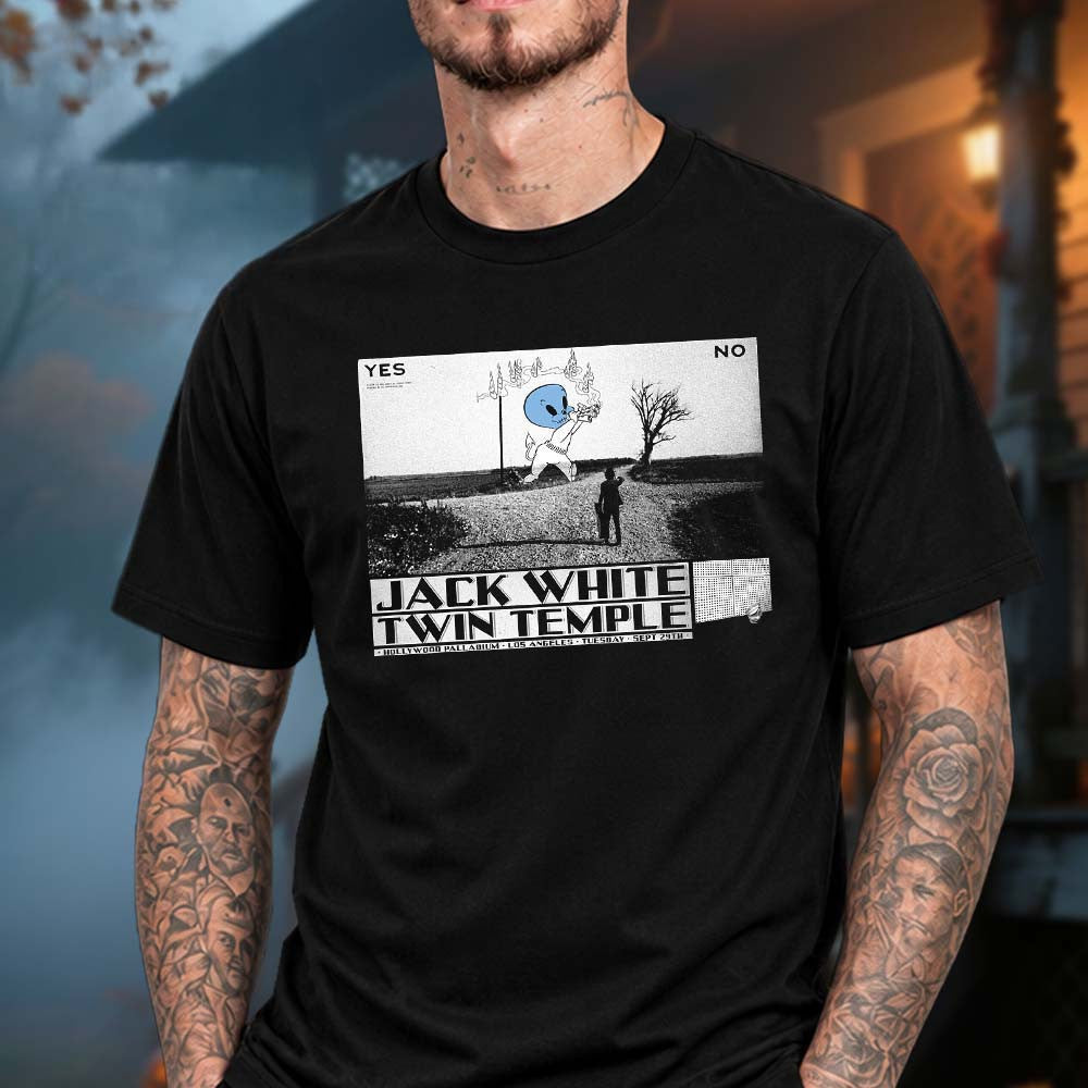 Jack White Los Angeles CA Night 2 Event Poster T-Shirt Presents For Jack White Lovers - Foxy23shop