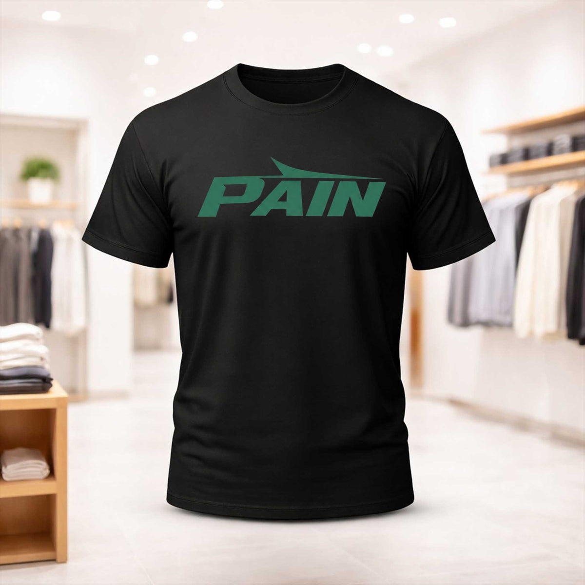 New York Jets Pain Black T-Shirt New York Jets Clothing Unique Gifts For Football Fans - Foxy23shop