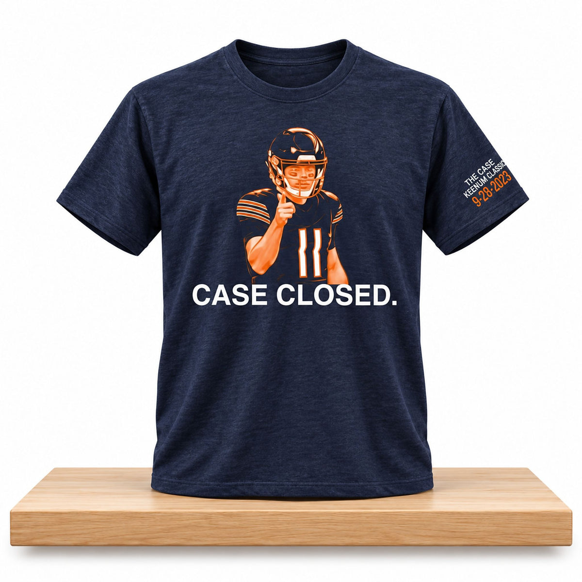 Chicago Bears Case Closed The Case Keenum Game 2026 T-Shirt Best Gifts For Bears Fans - Foxy23shop