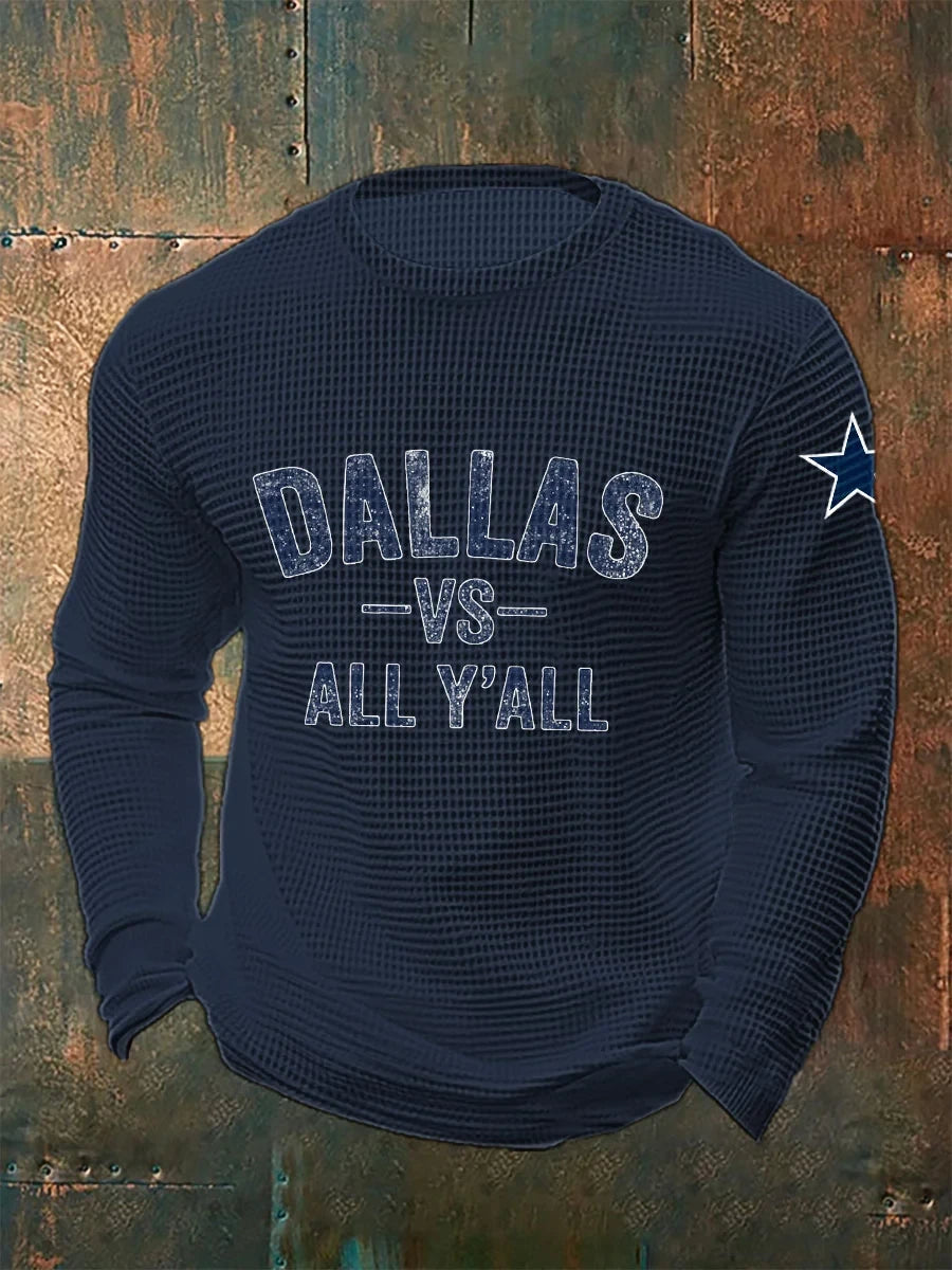 Dallas Cowboys Vs All Y All Long Sleeve Shirt Dallas Cowboys Gears Gifts For Football Fans - Foxy23shop