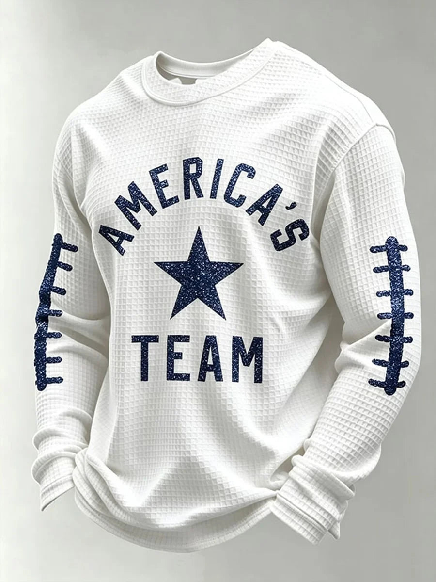 Dallas Cowboys Merch America's Team Long Sleeve Shirt Best Gifts For Cowboys Nation - Foxy23shop