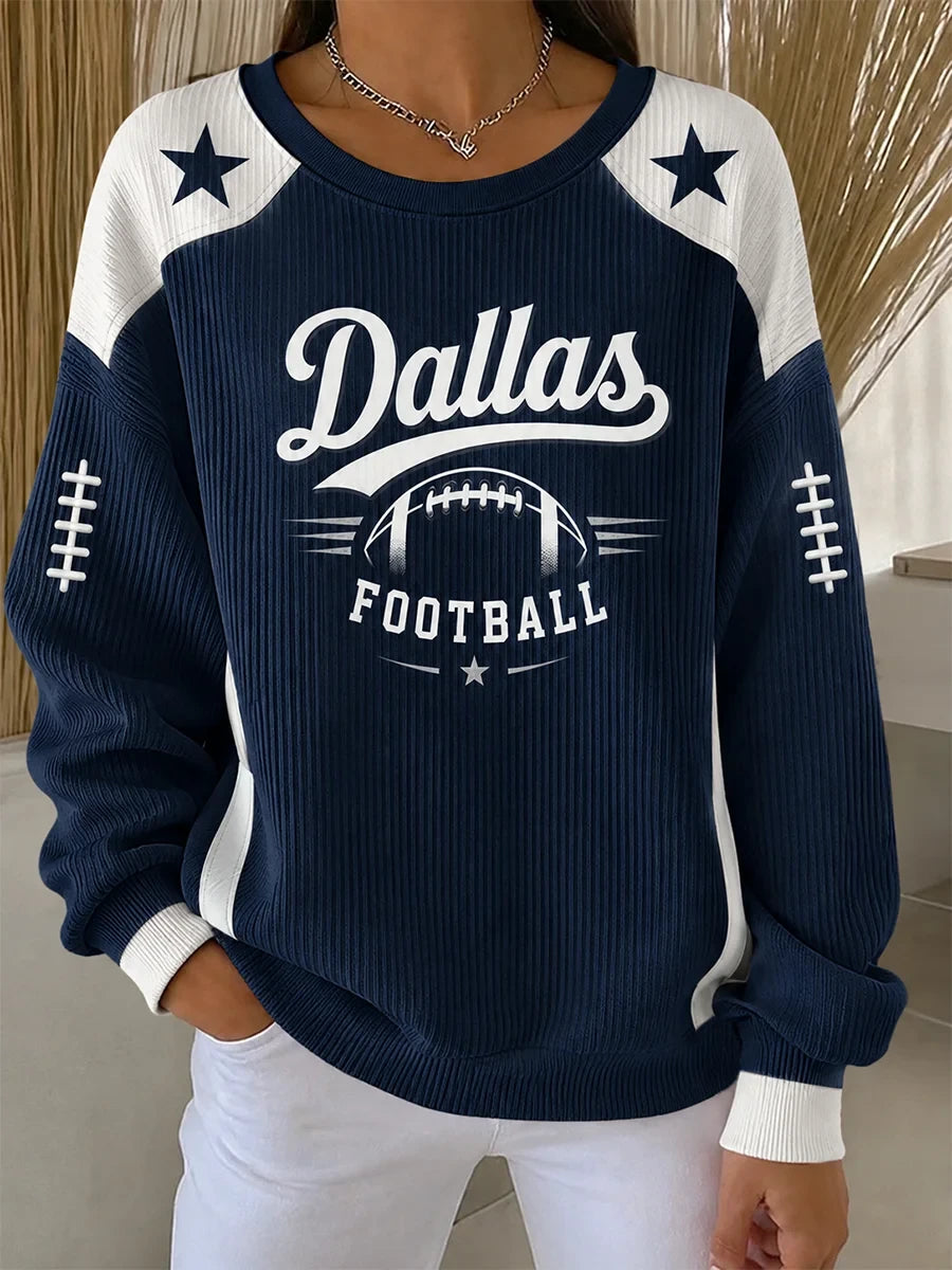 Dallas Cowboys Football Sweatshirt Dallas Cowboys Clothing Line Fan Gear - Foxy23shop