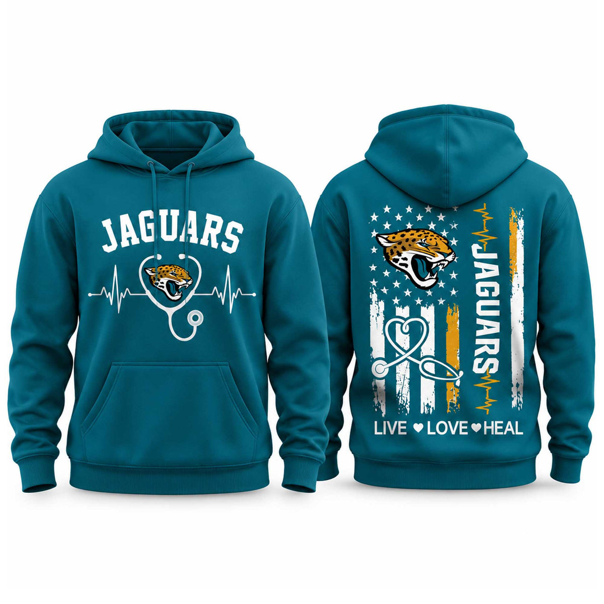 Jacksonville Jaguars Nurse Appreciation Day 2026 Hoodie Jacksonville Jaguars Merch Fan Gear - Foxy23shop