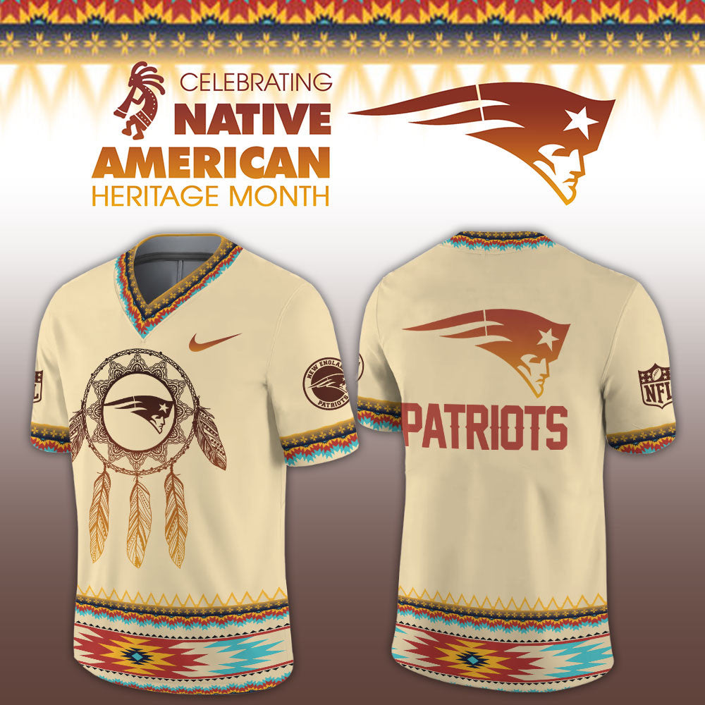 New England Patriots x Native American Heritage Month Jersey Football Lover Gift - Foxy23shop
